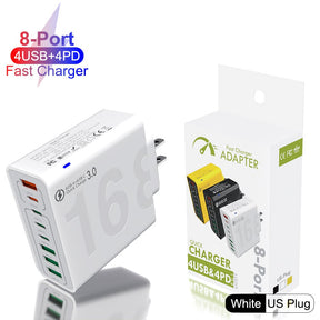 ChargePro – Universal 8 Port Fast Charging Hub
