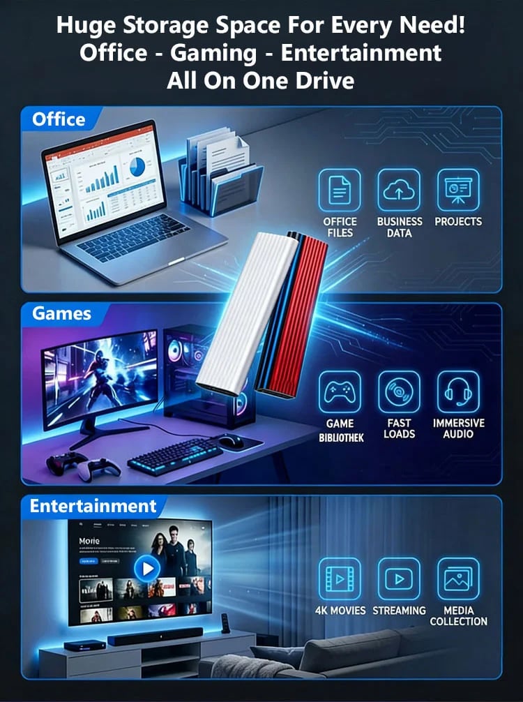 PocketDrive Pro – Mini Storage SSD
