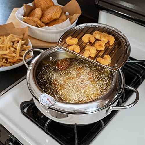 CookForge – Premium Stainless Frying Po & Oil Control Rack System
