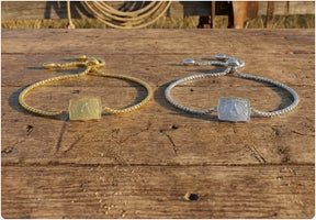 GlobeStyle – Premium Initial Embossed Bracelet