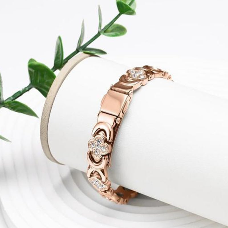 BloomGrace – Flower Copper Bracelet Elegant Style