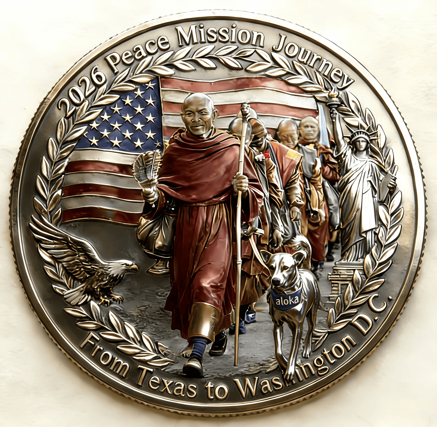 AlokaLegacy – Walk for Peace Commemorative Coin