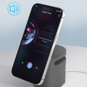 PowerBeat Dock – Magnetic Wireless Charger & Speaker