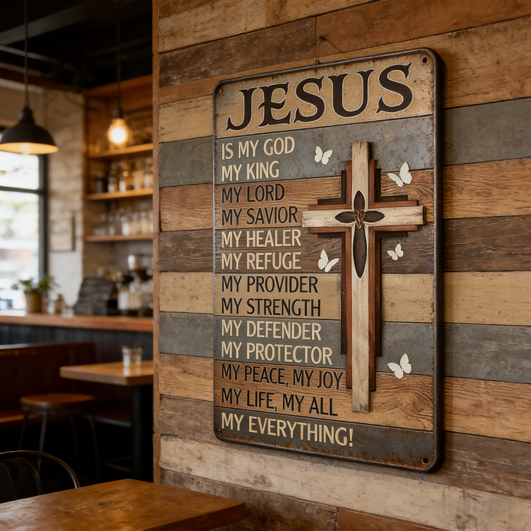 RusticVerse – Vintage Inspirational Wall Sign Decor