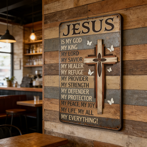 RusticVerse – Vintage Inspirational Wall Sign Decor