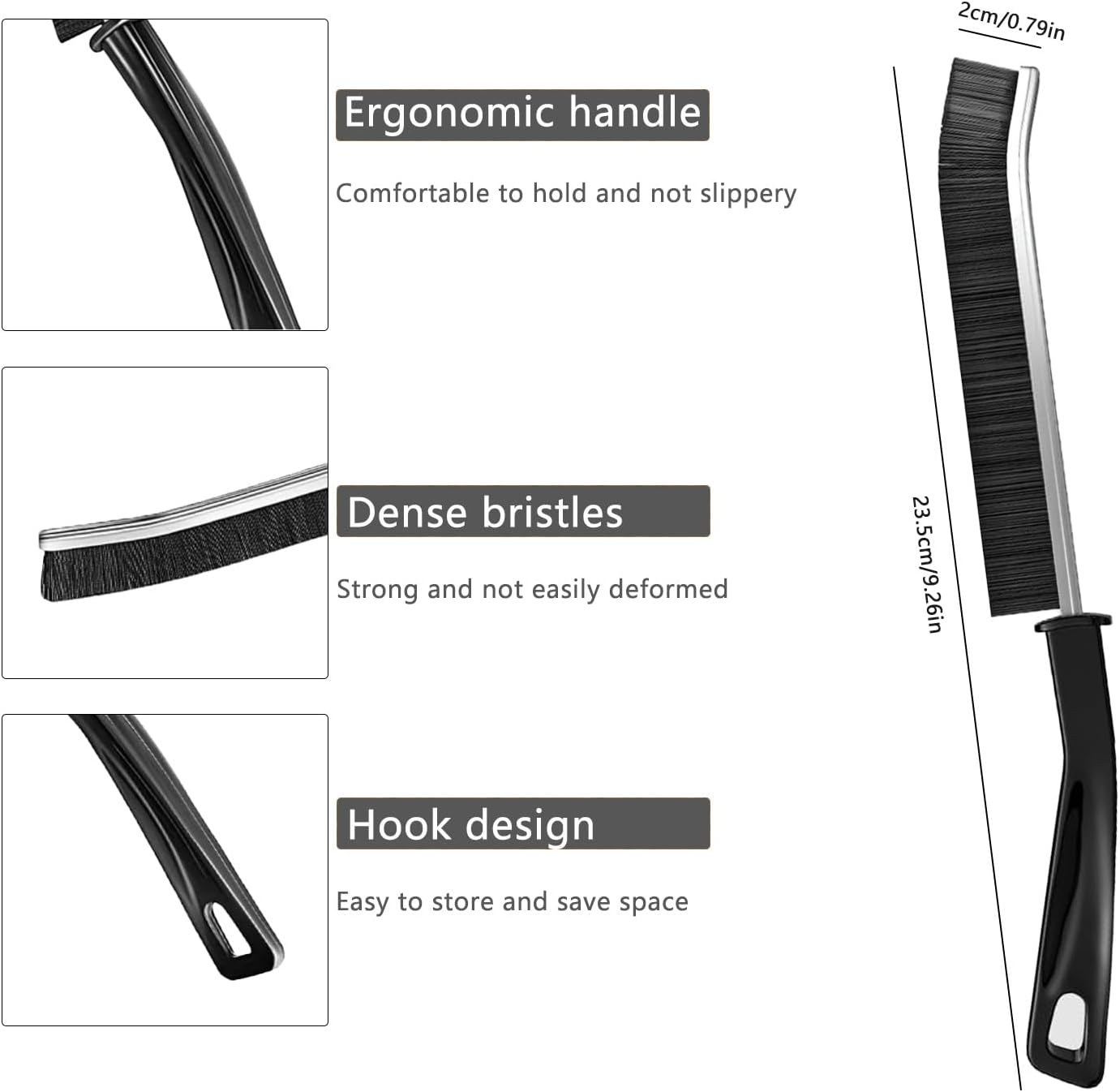 GrimeAway – Multi-Function Hard Bristle Brush Kit