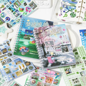 AuraDream – Surreal Aesthetic Sticker Art Book