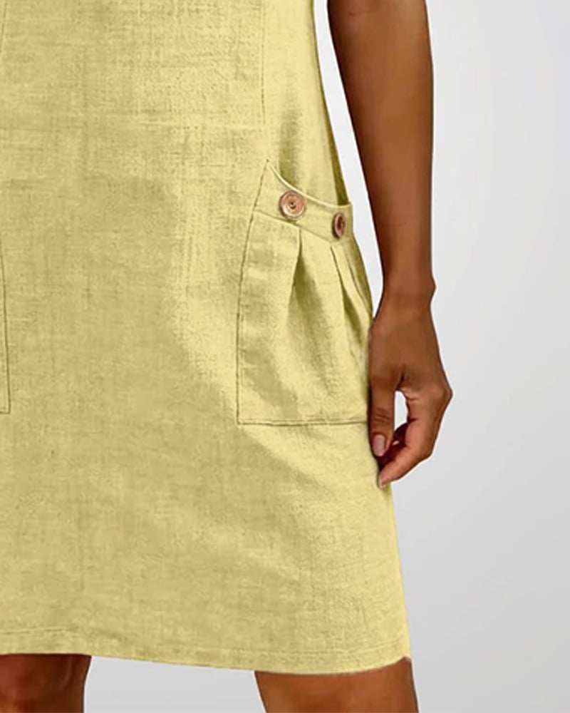 UrbanBreeze Zip – Everyday Cotton-Line Dress