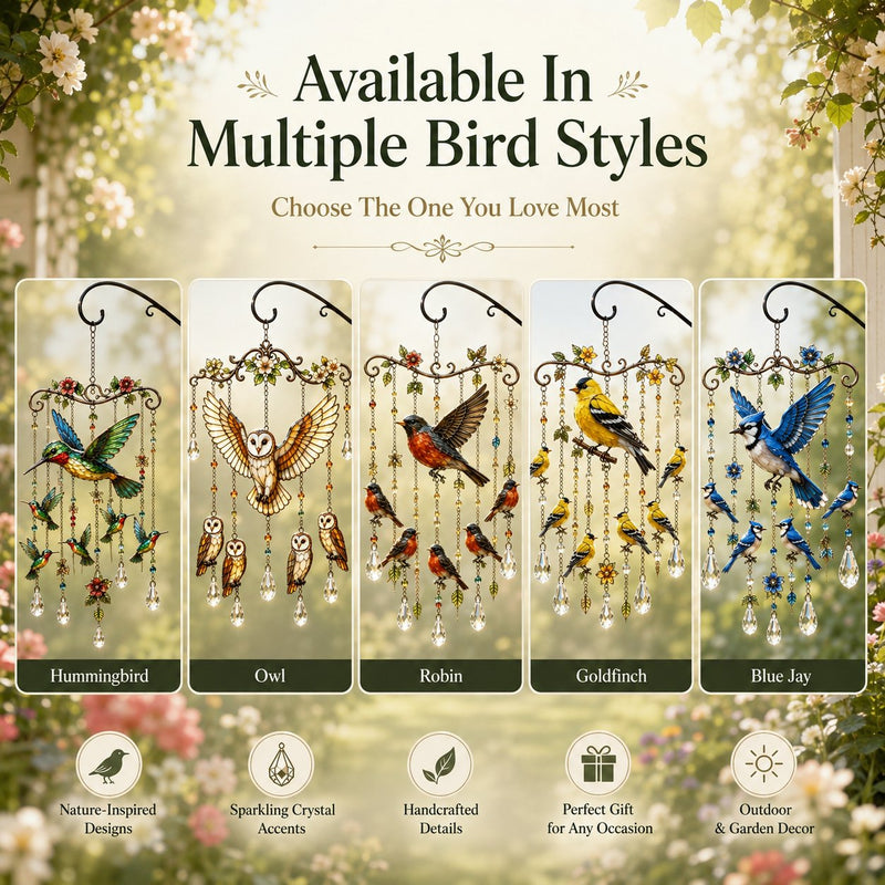 HumiGrace – Elegant Hummingbird Wind Chime