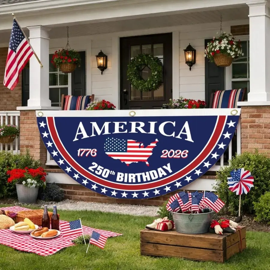 VeteranMade - USA 250 Years Commemorative Banner 🇺🇸