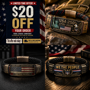 StarSpangledTime – American 250 Bracelet