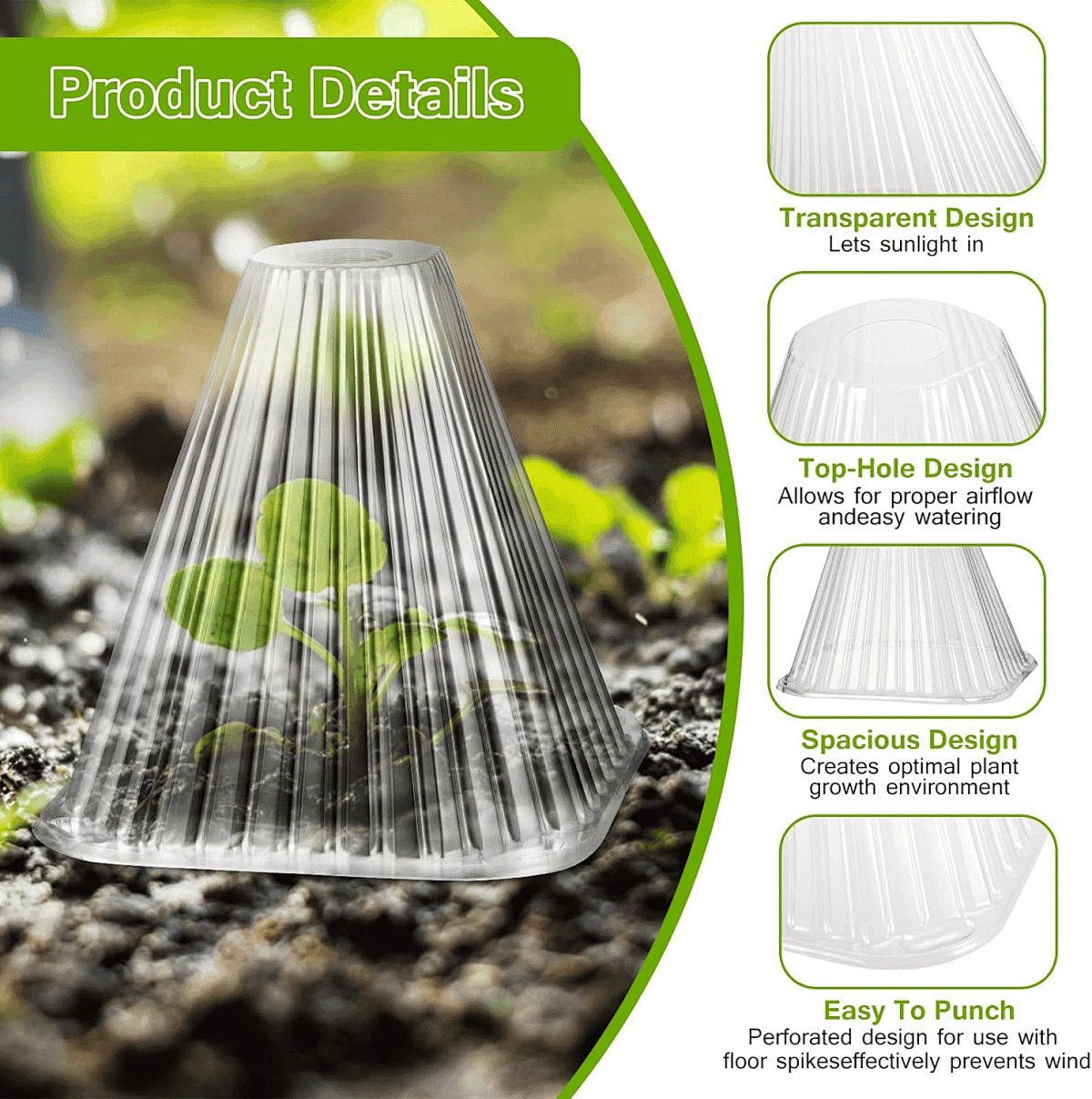 EcoBloom – Reusable Greenhouse Plant Covers
