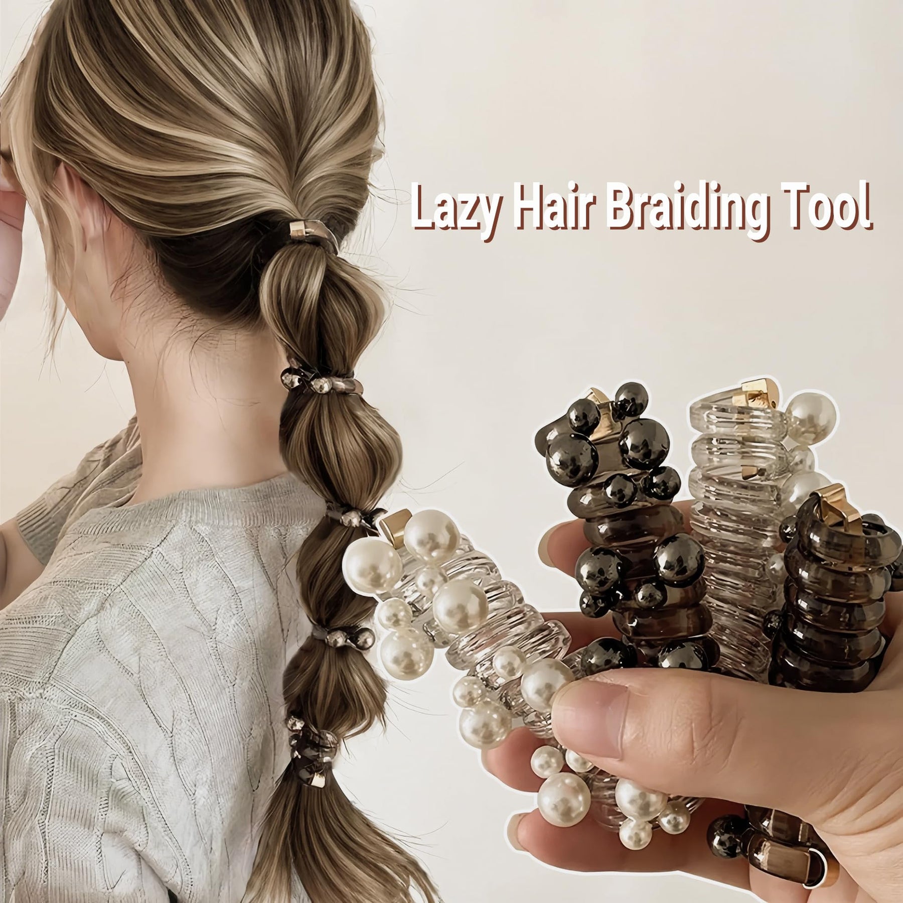 CoilLuxe – Premium Spiral Hair Ties Pack