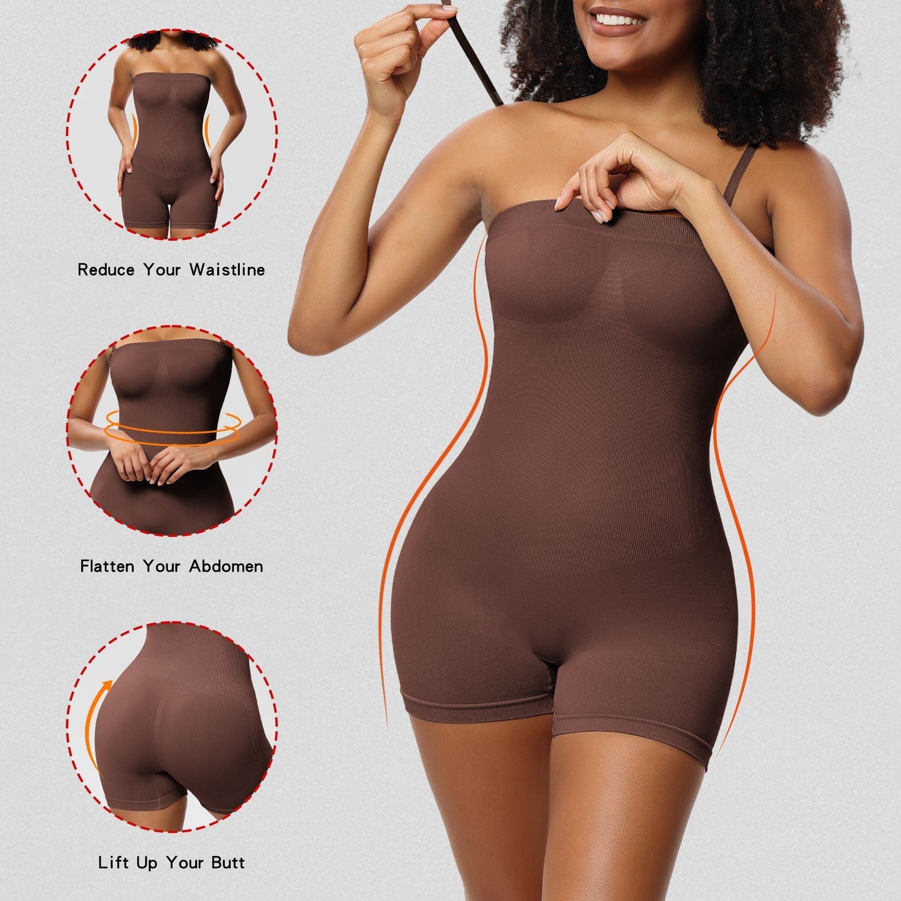 FlawlessForm - Strapless Sculpt Bodysuit