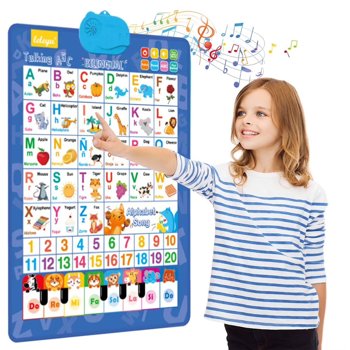 TinyGenius – Kids Talking Learning Wall Board