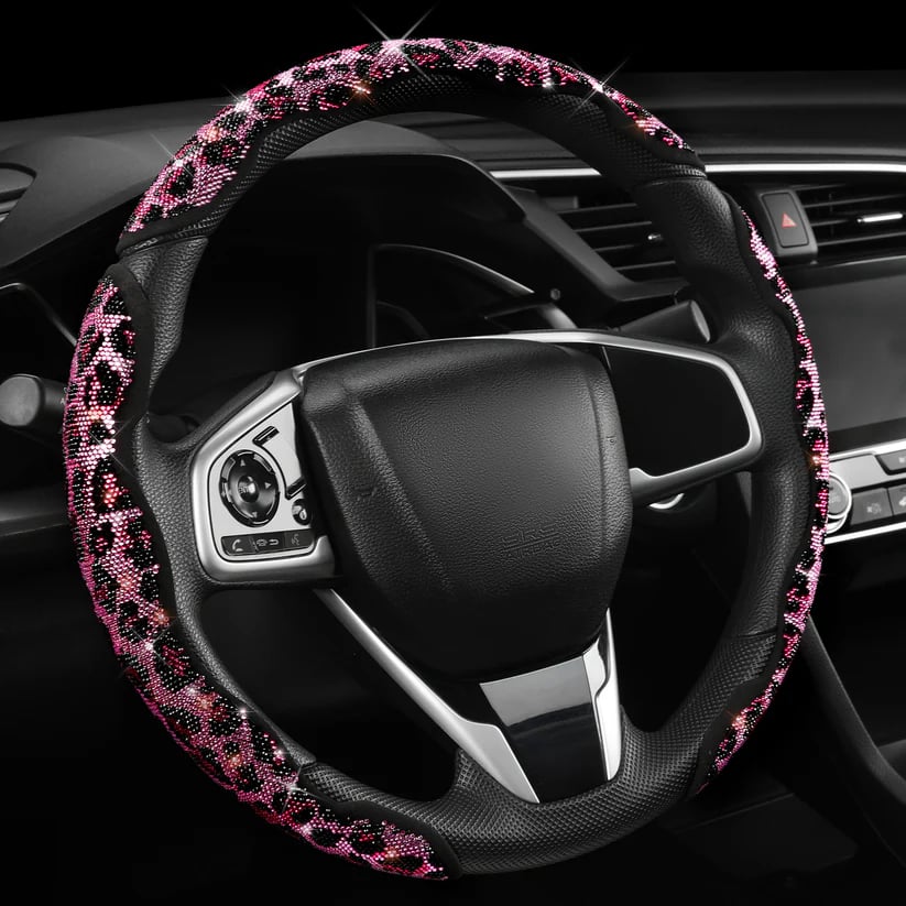 LuxiDrive – Crystal Studded Steering Wheel Cover