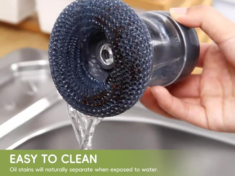 CleanMate - Ergonomic Soap-Release Kitchen Scrubber