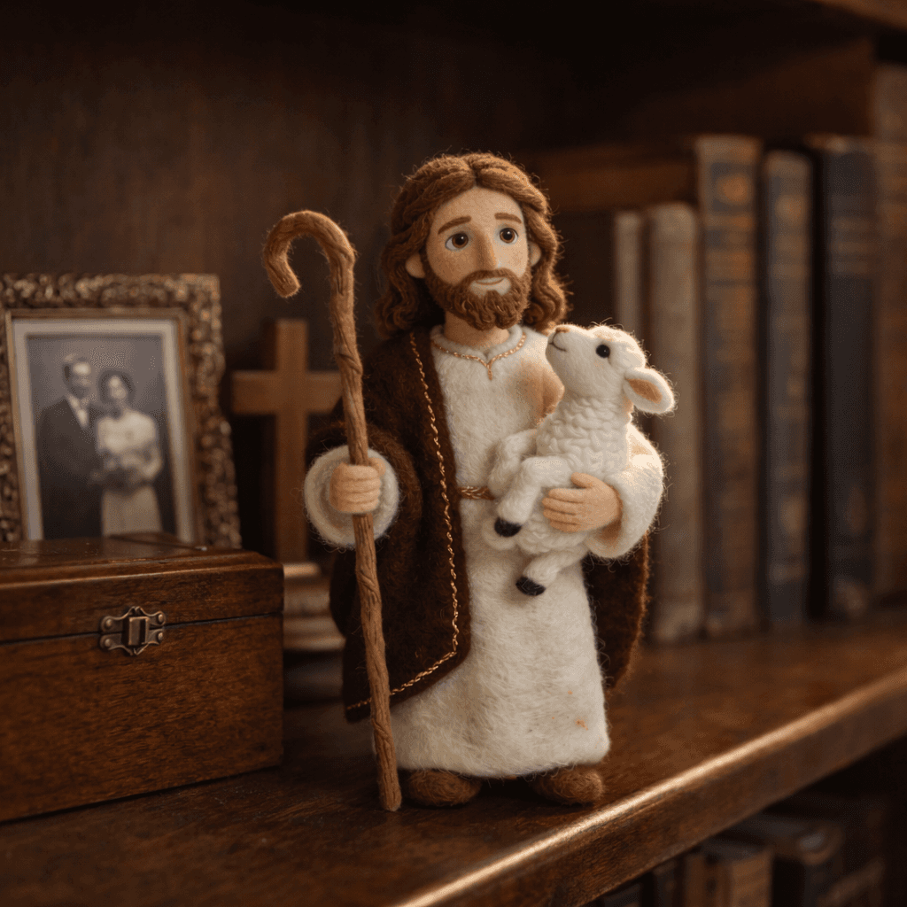 SacredShepherd – Handcrafted Christian Wool Art