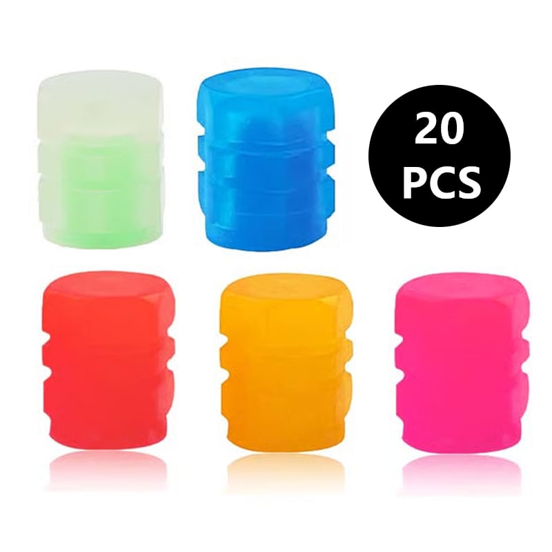 GlowRide - Fluorescent Wheel Valve Caps