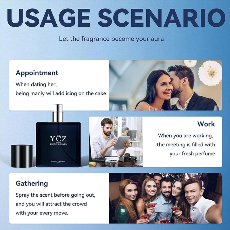 WaveEssence – Masculine Ocean Scent Perfume