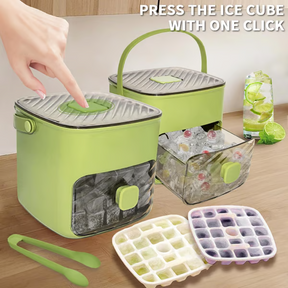 🥳2026 HOT SALE🥳💞50K+ SOLD!🧊Portable Ice Maker with Lid and Storage Box (48 cubes)