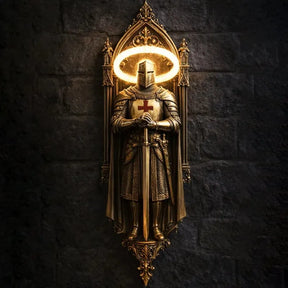 KnightGlow – Medieval Knight Wall Lamp