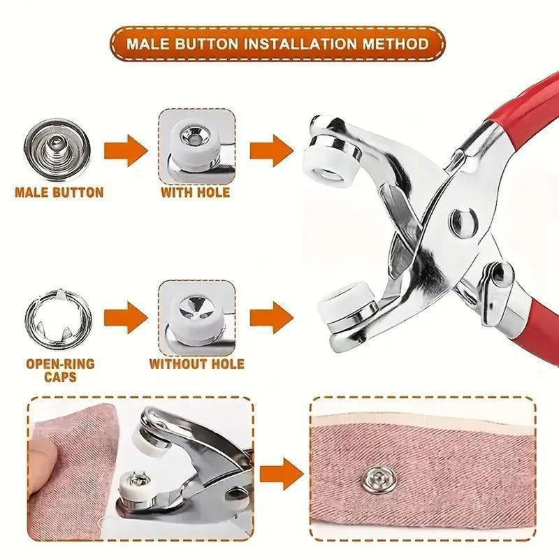 SnapFix Pro – Button Press Tool Kit