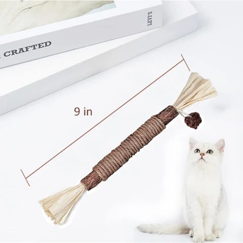 AuraStick – Natural Silvervine Cat Chew Toy