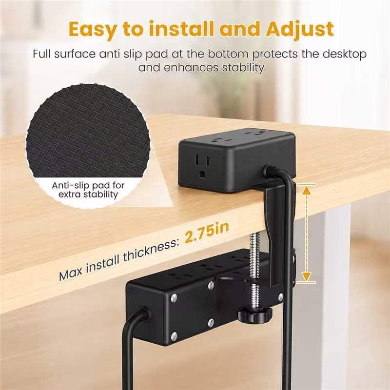VoltClamp Pro – Clamp-On 20W Fast Charging Power Hub