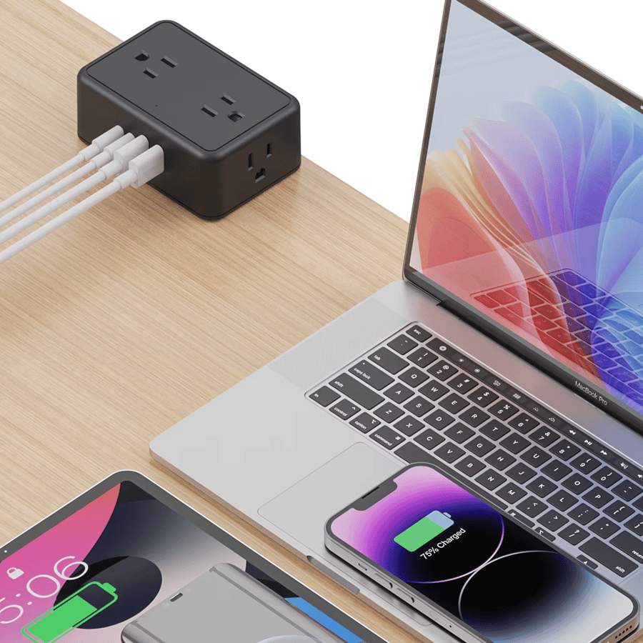 VoltClamp Pro – Clamp-On 20W Fast Charging Power Hub