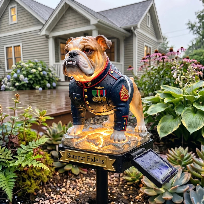 DevilDog – Semper Fidelis Solar Garden Light