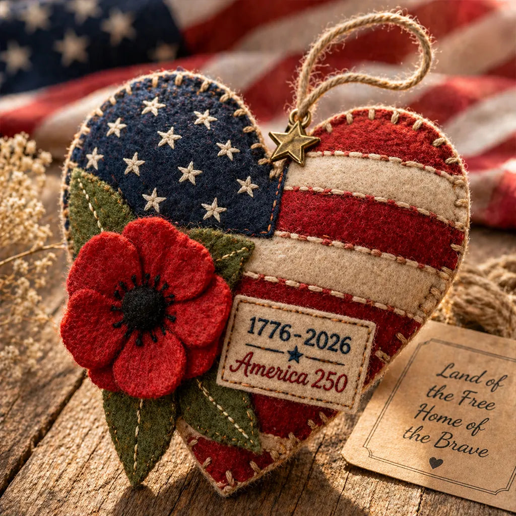 PoppyCraft – DIY Patriotic Cross Ornament Kit