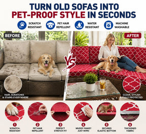 PatioLuxe – Stretch Seat Cushion Cover