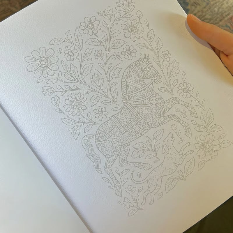 CalmLines – Therapeutic Reverse Coloring Book with Thick, Easy-Tear Pages