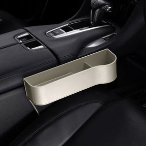 DriveMate – Multi Pocket Leather Car Seat Storage Organizer