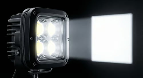 Motorized Remote Control Laser LED Searchlight