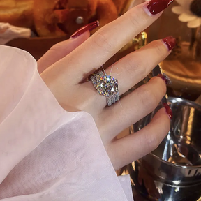 RomaBrilliance – Elegant 5 Carat Moissanite Ring