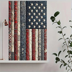 DiamondCraft – American Flag DIY 5D Diamond Painting Kit