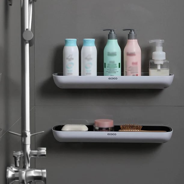 AquaHold – No-Drill Bathroom Storage Shelf