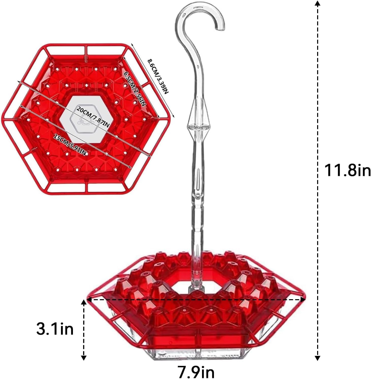 BirdBliss - Hanging Hummingbird Feeder