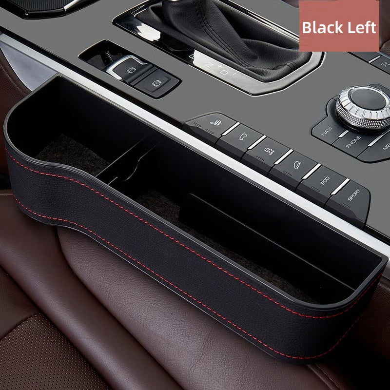 DriveMate – Multi Pocket Leather Car Seat Storage Organizer