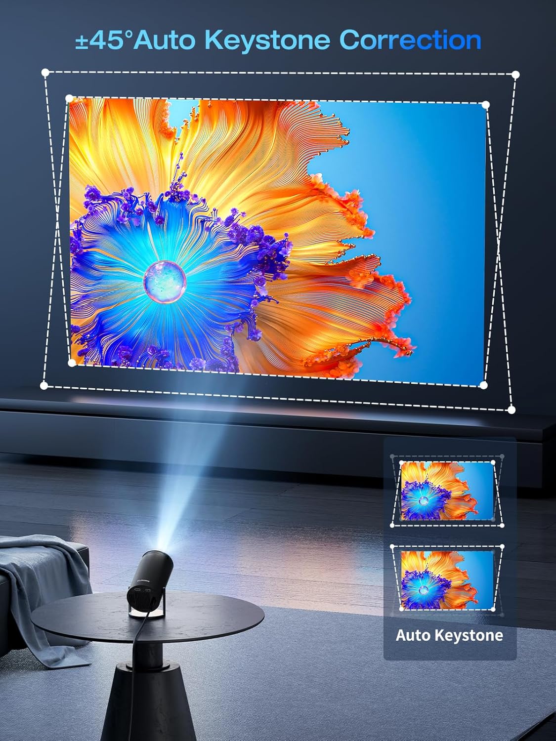 SkyBeam - Wireless Smart Game Projector – Big Screen Fun Anywhere