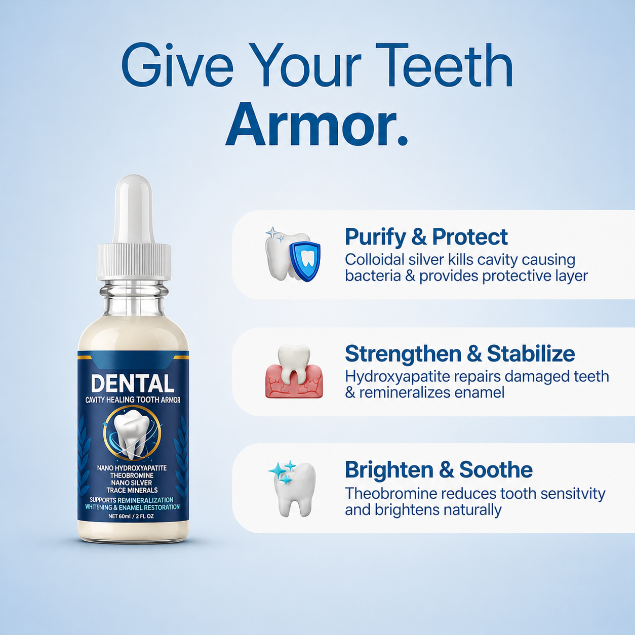 DentiGlow – Fluoride Free Tooth Repair Formula