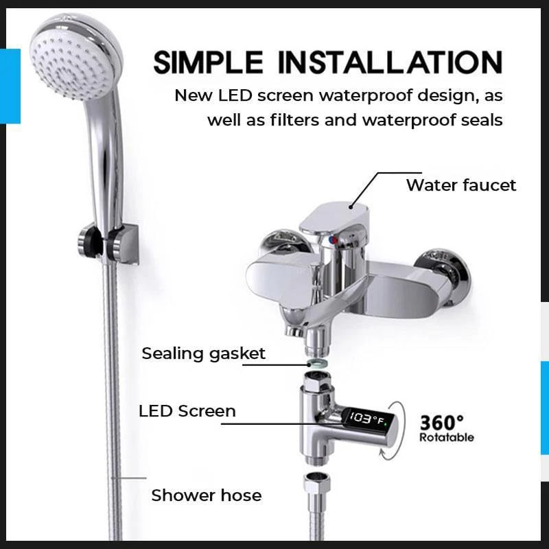 AquaTemp – Smart Shower Temperature Monitor