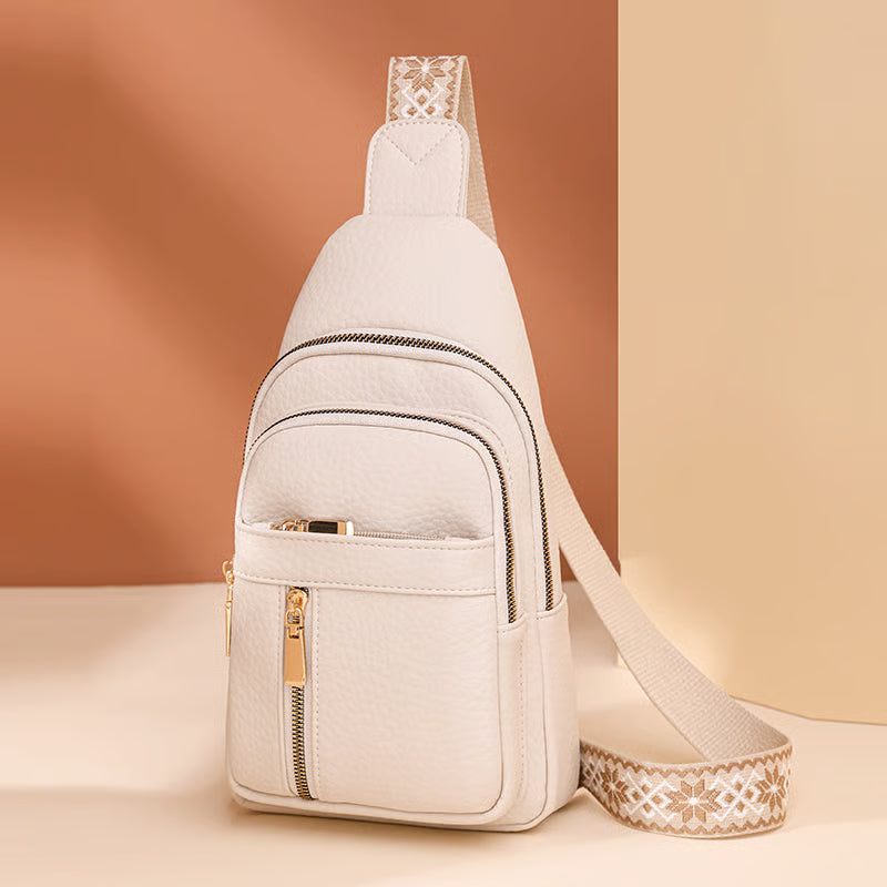 LuxeCarry – Minimalist Solid Color Crossbody Bag