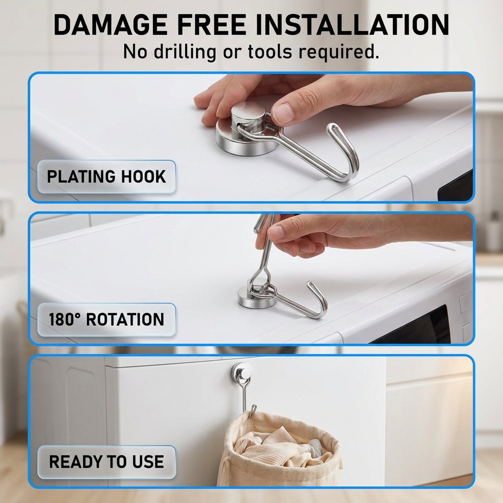 MagnaHook - Heavy Duty Swivel Hooks