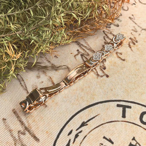 BloomGrace – Flower Copper Bracelet Elegant Style
