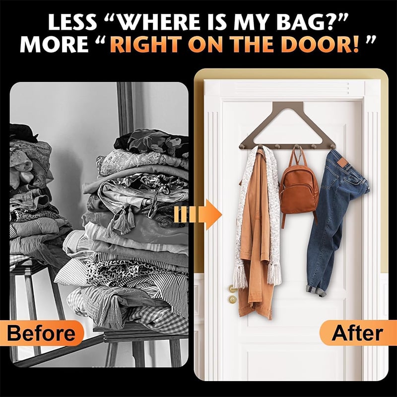 ClutterFree – Space-Saving Door Hanger Organizer