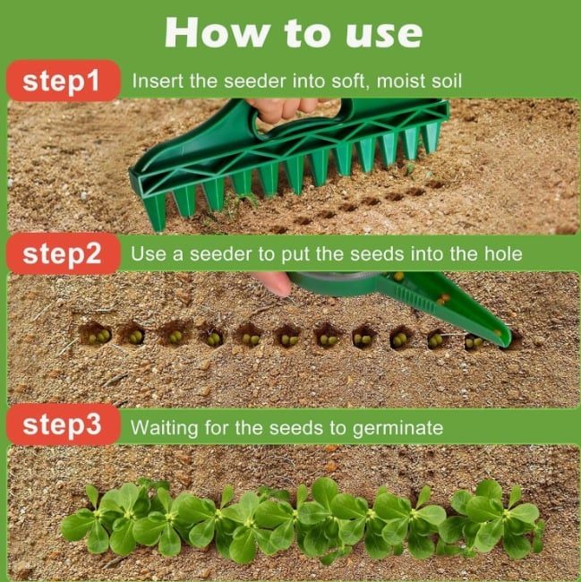 PlantEase – Professional Seed Planting Dibber Tool