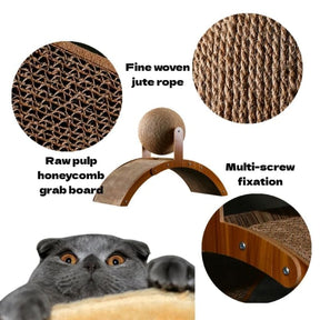 ClawSphere – Cat Scratching Ball Stand Toy